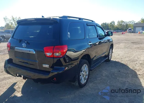 2014 Toyota Sequoia Platinum 5.7L V8 из США, поврежденный, VIN 5TDDY5G19ES098357